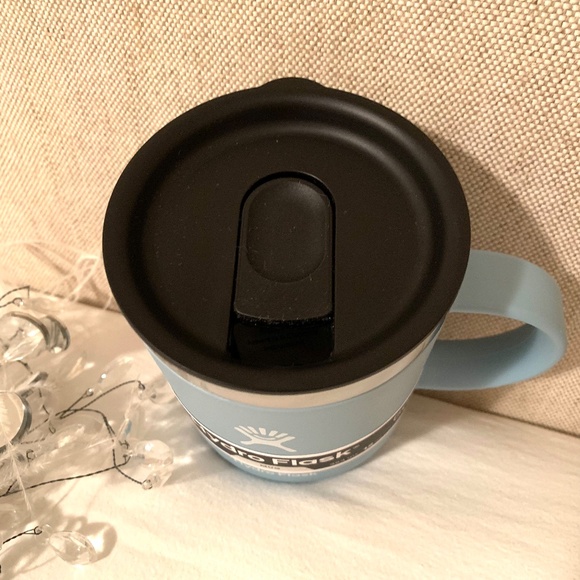 Hydro Flask NEW Mug With Black Lid Colour: Rain 12oz - Picture 7 of 11